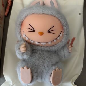 Pop Mart Labubu Gray Hehe Figure